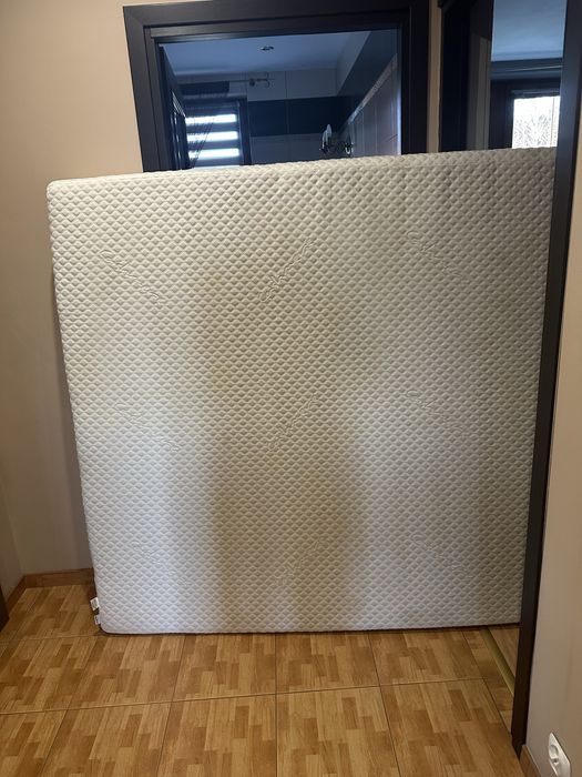 Materac 160x200 cm koloru bialego