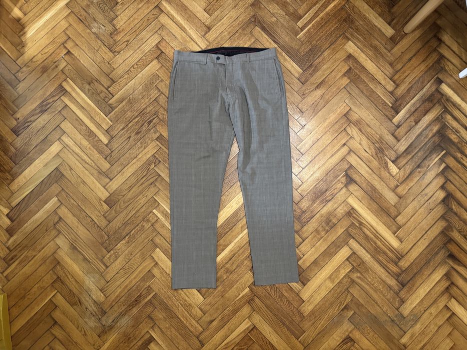 Spodnie męskie w kratkę