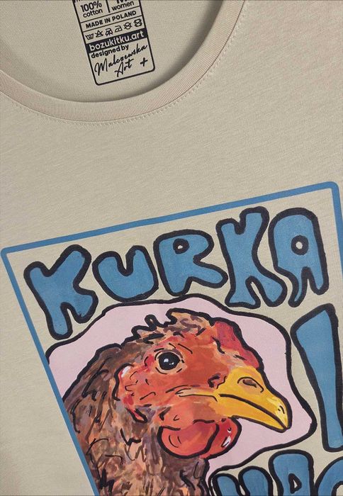 T-shirt / koszulka - KURA - damski - nowy