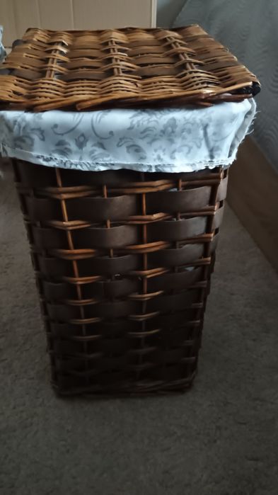 Kosz wiklinowy na pranie