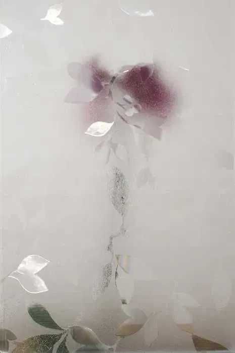 Folia Statyczna Na Okno Szybę FANTAZYJNE LIŚCIE 67,5x150cm bez kleju