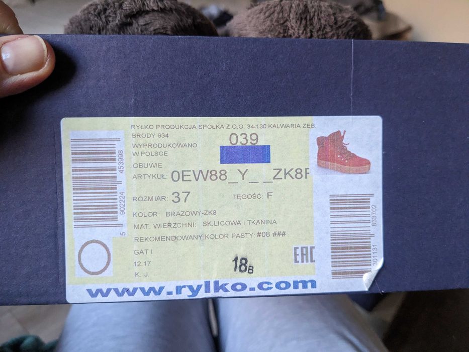 Ryłko - buty ze skóry naturalnej