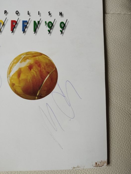 Międzynarodowe mistrzostwa w tenisie, autografy