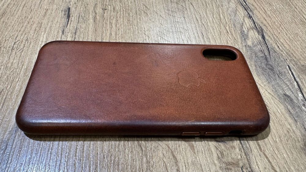 Skórzane brązowe etui (case) dla IPhone X