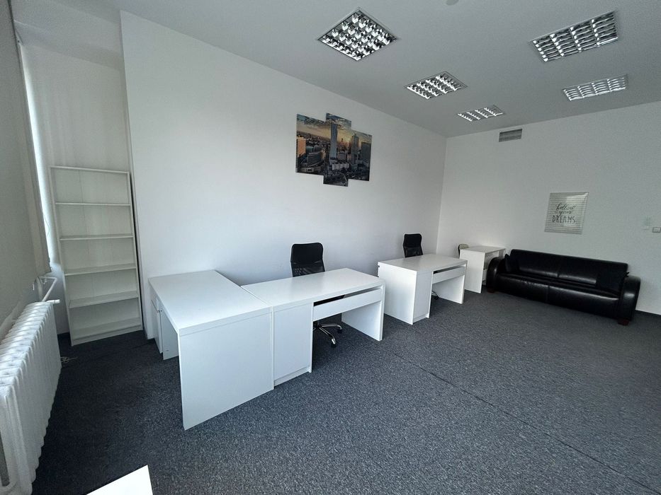 Biuro 40 m² po remoncie – 6 stanowisk – Ostrobramska
