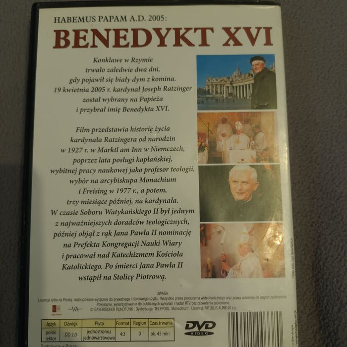 Film DVD / Benedykt XVI / Habemus Papam A.D.2005