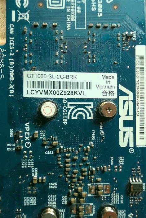 Placa Gráfica Asus GT-1030