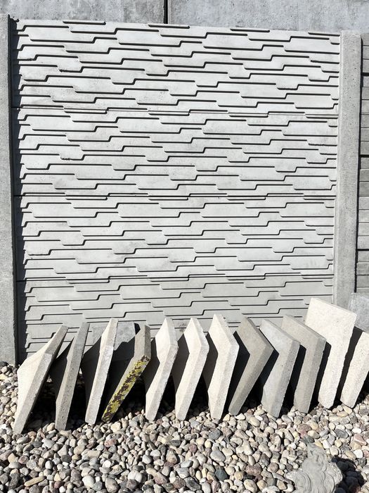 ogrodzenia betonowe dwustronne 67 zł metr bieżący -1,5 wysokości