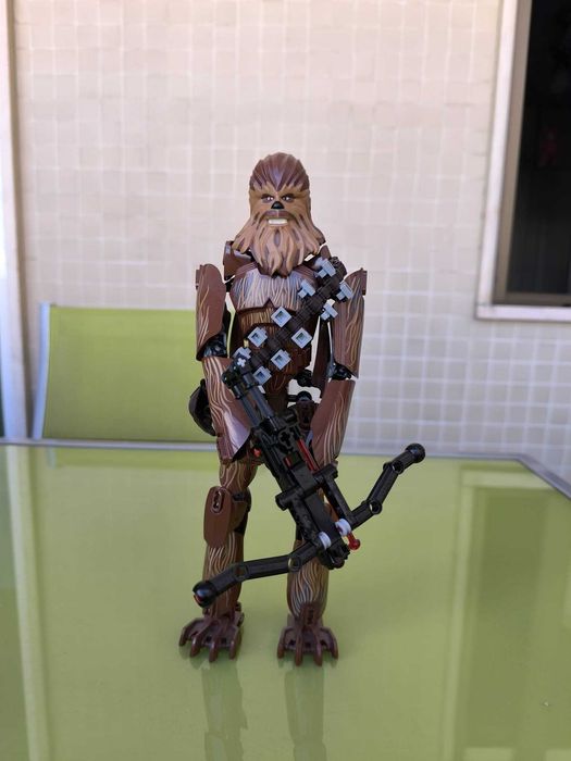 Conjunto de 5 figuras LEGO Star Wars altura entre 25 e 30cm