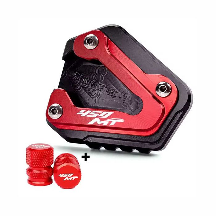 Kit CFMOTO 450MT - alargador descanso CNC + tampas válvulas