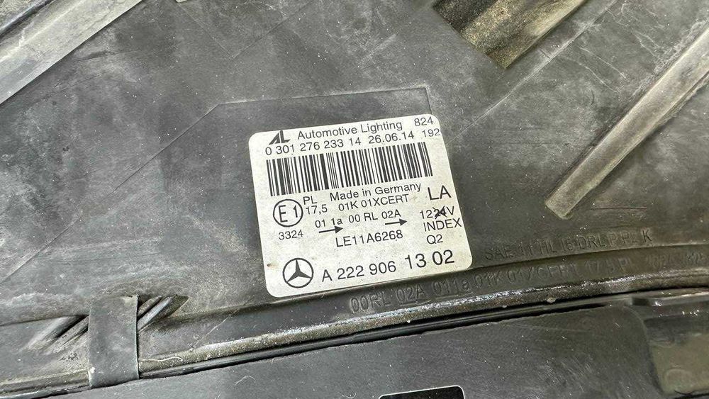 Оптика Фары Фари Фара Mercedes-Benz S-class w222 мерседес в222