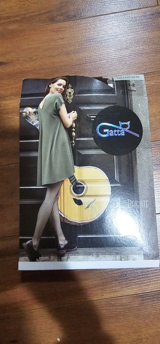 Rajstopy kabaretki Getta Brigitte 10 Nero – rozm. 1-2