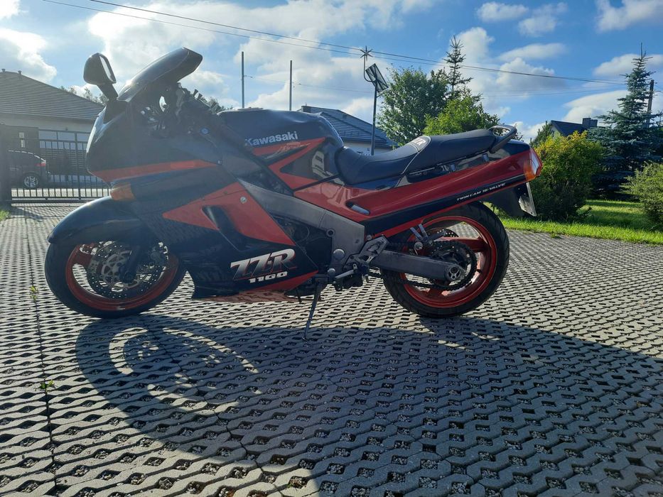 Kawasaki ZZR1100 - zamiana na banknoty NBP