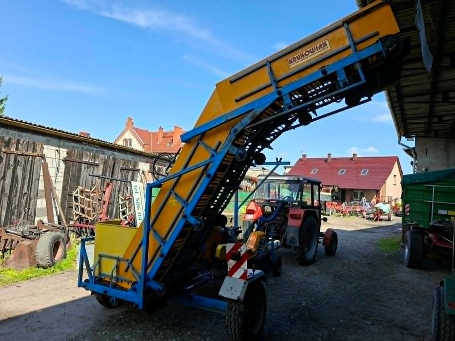 Zbieracz / kombajn do cebuli, buraczków