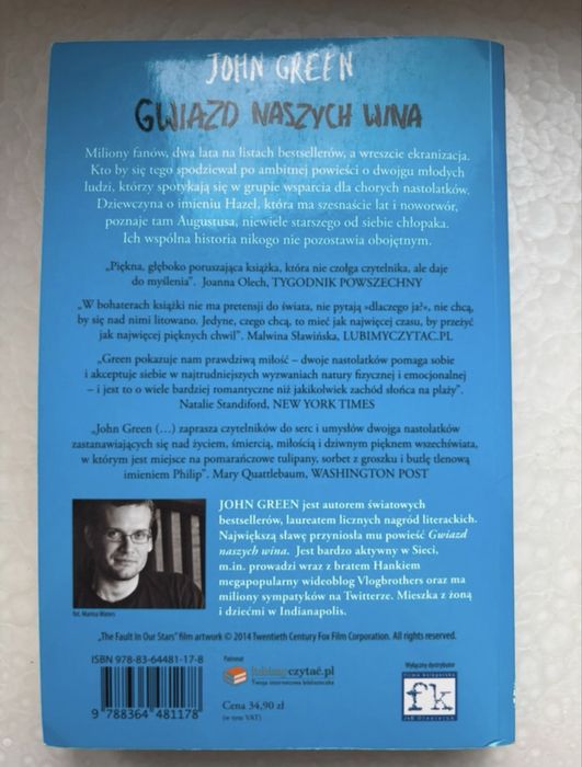 gwiazd naszych wina John Green