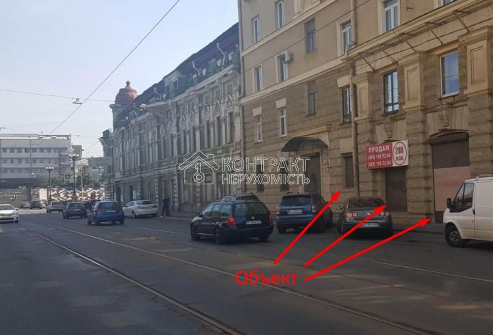 Сдам в аренду помещение н/ф 223м2 центр красная линия пл. Конституции