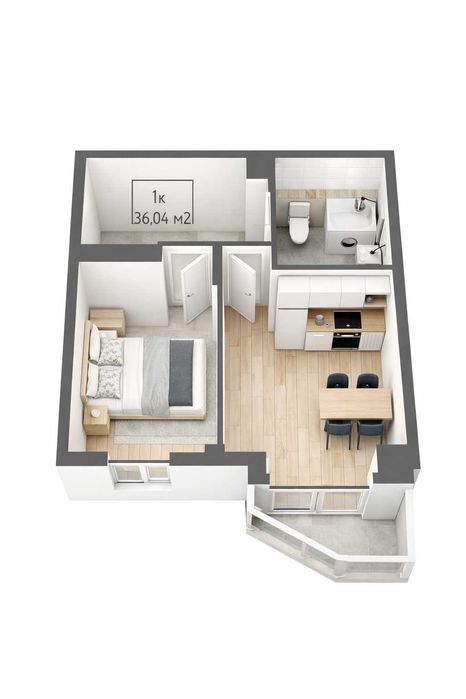 Продаж 1 кімнатної квартири, ЖК «Royal Place», м. Трускавець!