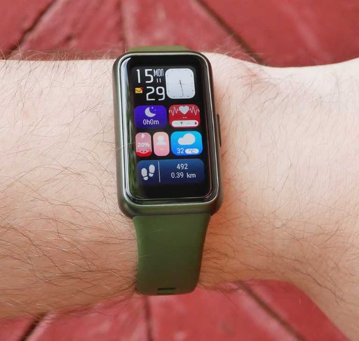 смарт часы Colmi C61 + ремешок в подарок, Huawei band7+ремешок, защ.ст