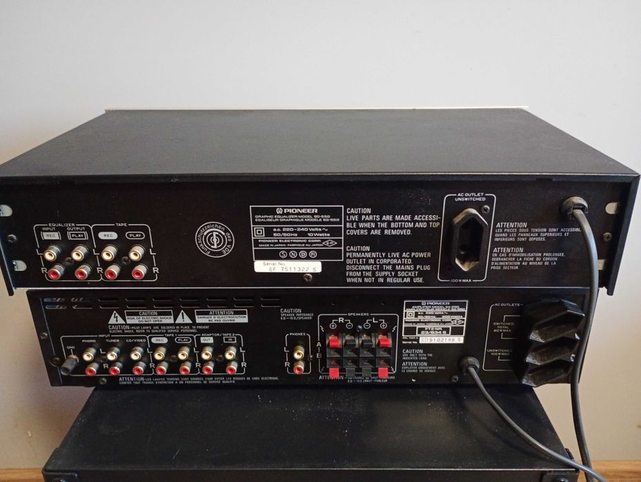 Pioneer SA-550+SG-550 Piękny zestaw vintage