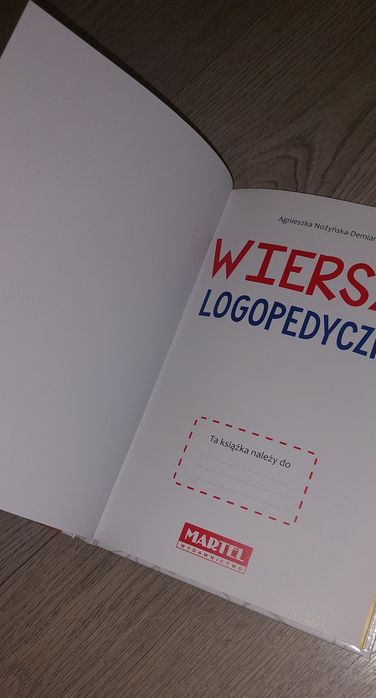 Książka dla dzieci "Wiersze logopedyczne "