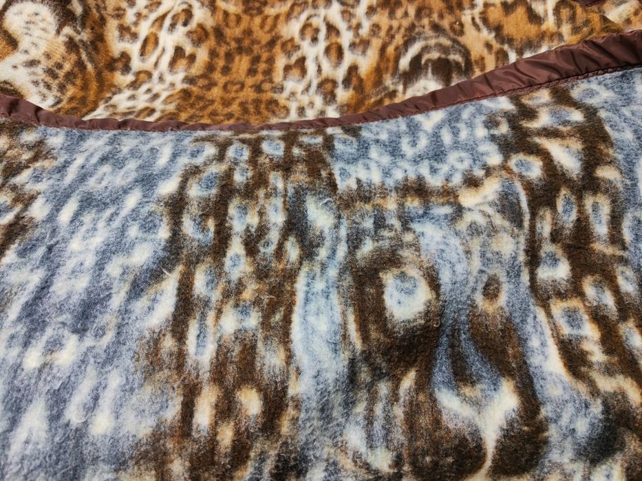 Cobertor de cama de casal de vários tons