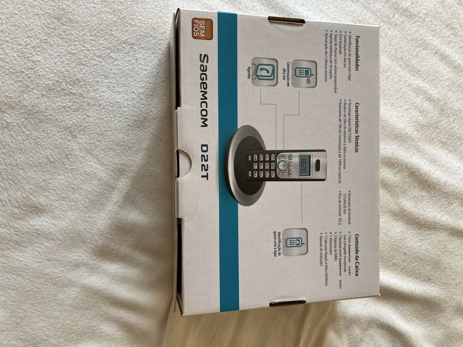 Telefone sem fio Sagemcom D22T Novo