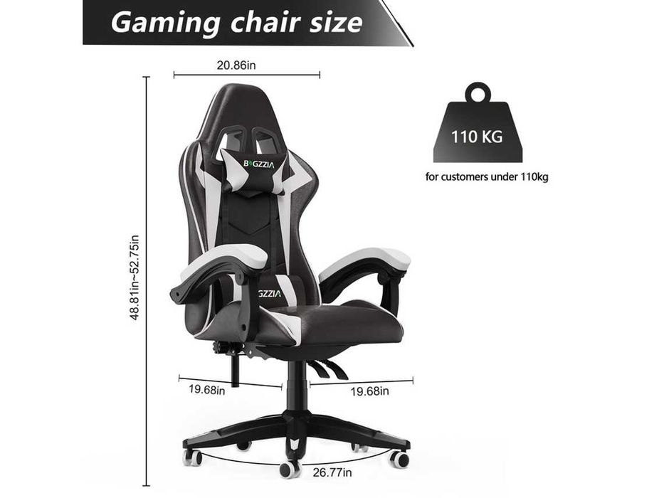 cadeira gammer BIGZZIA Completamente Nova