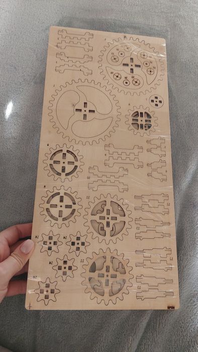 Механический 3D пазл UGEARS Комбайн