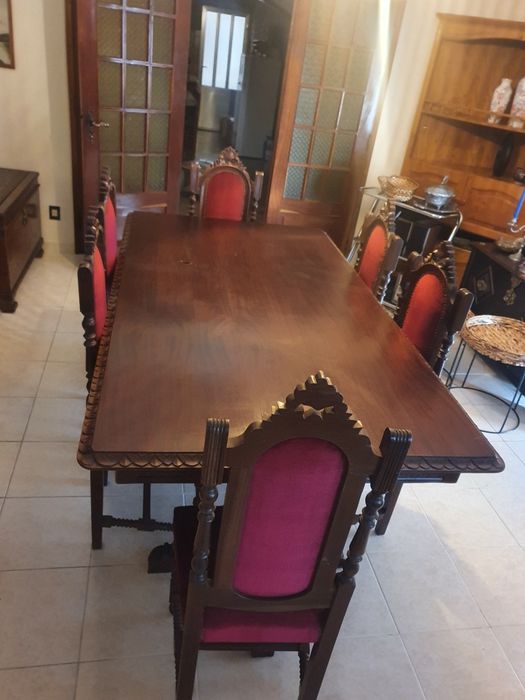 Mesa sala de jantar + 6 cadeiras