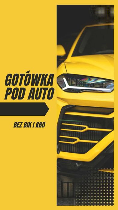 Pożyczka pod zastaw samochodu | Gotówka pod auta bez BIK KRD