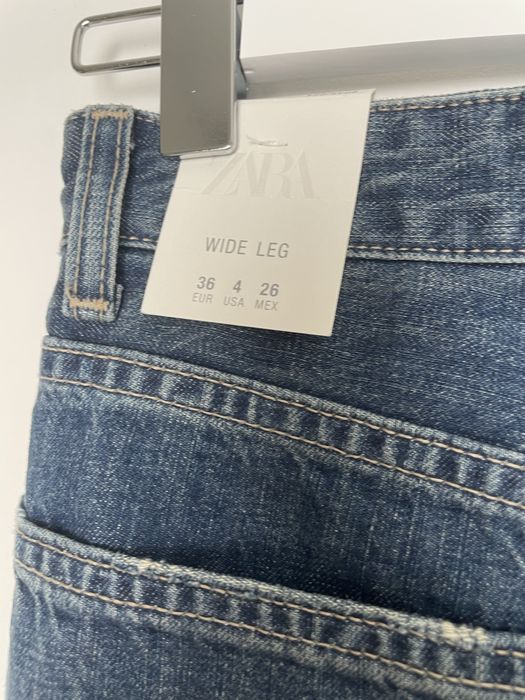 Jeansy Wide Leg Zara 36