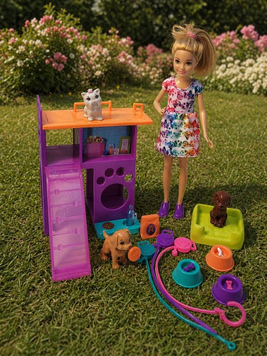 Barbie Stacie opiekunka zwierząt gff48
