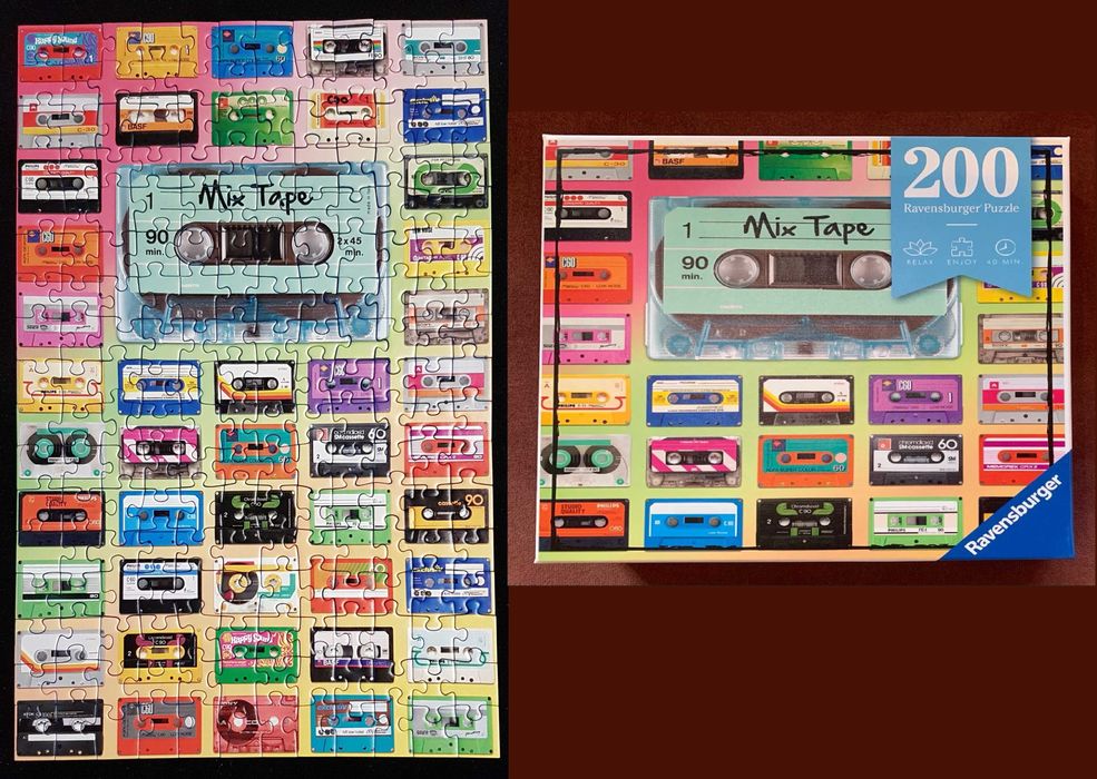 Puzzle Ravensburger 200 elementów (129621) Mix Tape