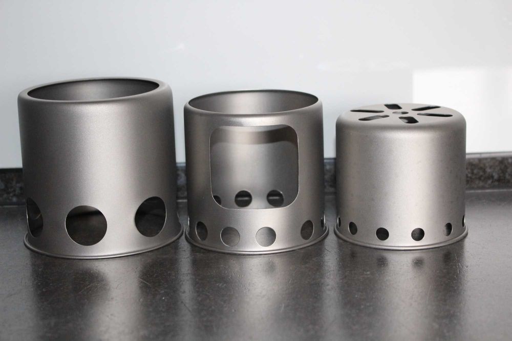 Піч титанова щепочница титановая, щепочниця з титану складна пічка