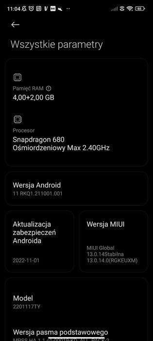 Xiaomi Redmi note 11 128GB