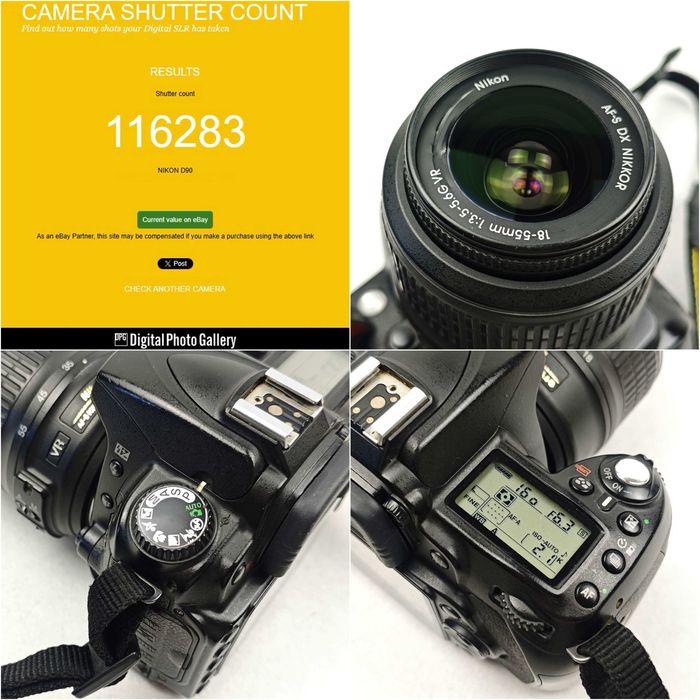 768046/nikon D90 セット Дзеркальний фотоапарат Nikon D90 KIT 18-55мм 16Gb [
