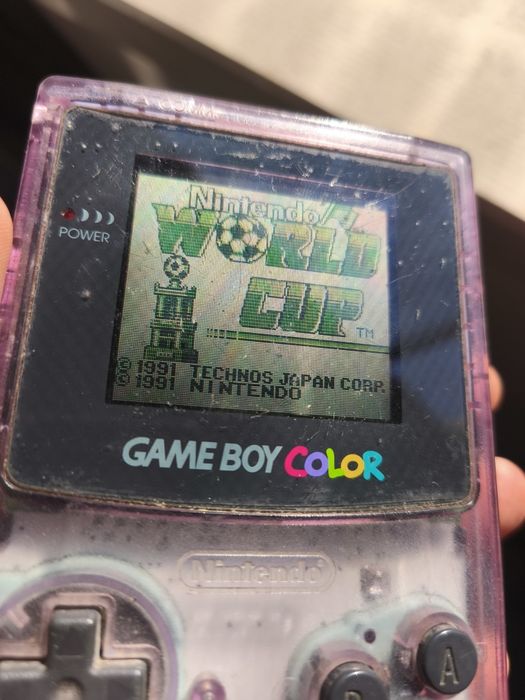 Vendo Game Game Boy Color Atomic Purple com dois Jogos