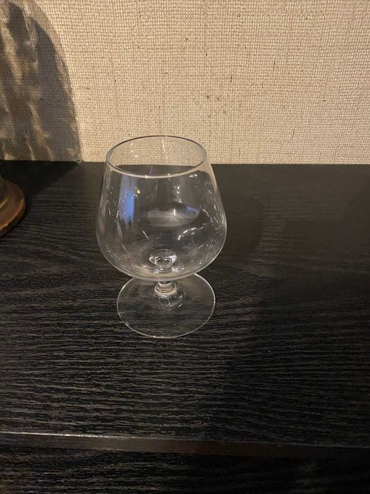 copo de licor de vidro