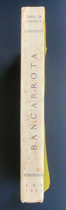 Livro "Bancarrota" de Tomás da Fonseca
