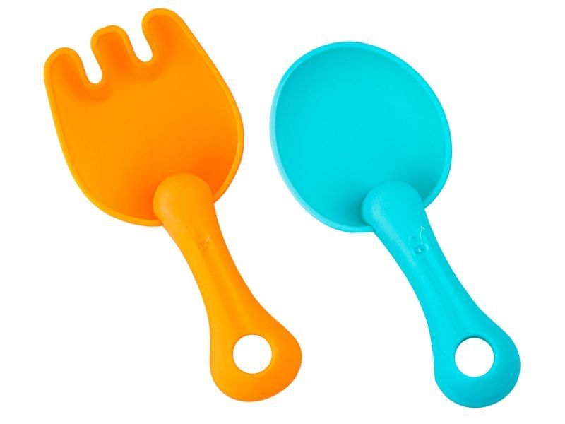 Składane Silikonowe Wiaderko + Akcesoria, Foremki Zestaw Do Zabawy