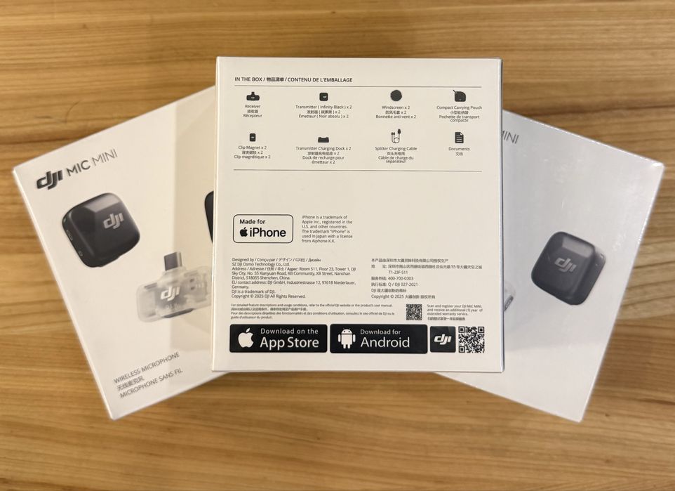 Мікрофонна радіосистема DJI Mic Mini Mobile Version (2TX + 1Mobile RX)