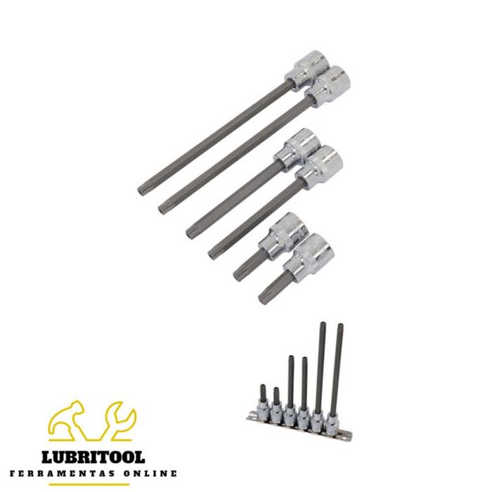 6-Piece Torx Socket Wrench Set, 3/8" Drive, T40 x 48/98/148 mm, Model CT2418 | BRAND NEW64751672532353120