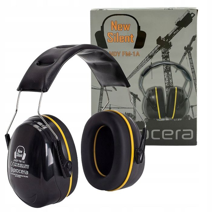 słuchawki ochronne przeciwhałasowe - procera new silent jandy fm-1a