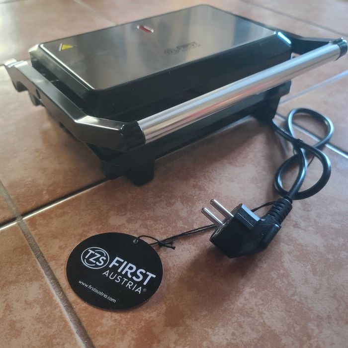 Електрогриль First FA-5343-4 Австрія 700Вт настільний притискний супер