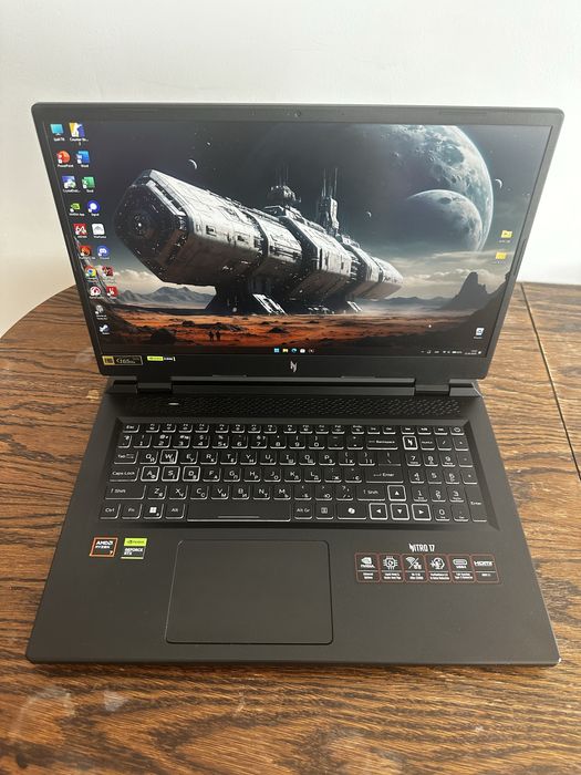 Продам  Acer Nitro AN17-42 на AMD R7 8845HS , RTX 4060 8gb