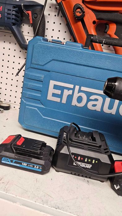 Wkrętarka Erbauer ECD18LI 18V + 2x2ah