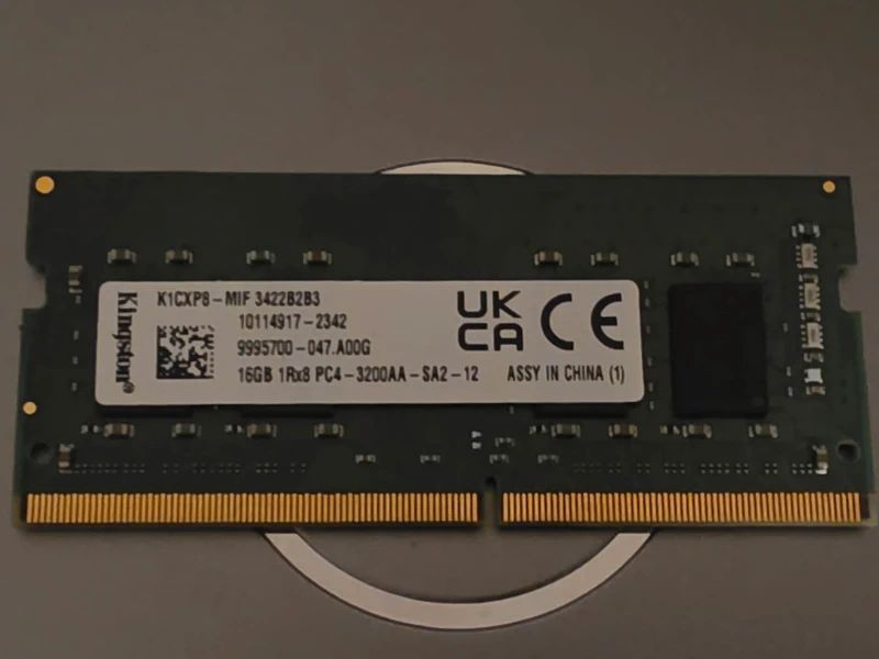 Memória RAM DDR4 – 16GB 3200MHz – Portátil