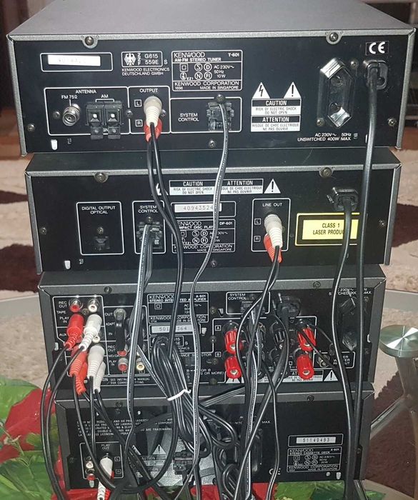Миди система Kenwood HD-600 Hi-Fi stereo made in Singapore
