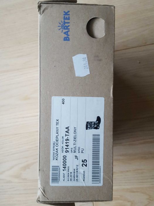 zimowe buty (Bartek) ocieplane - kozaki (unisex rozm.25)