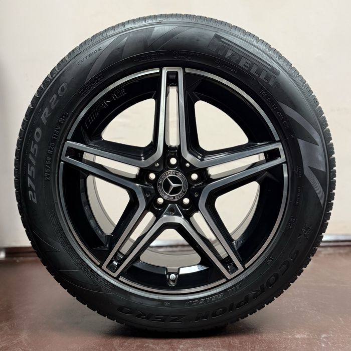 Диски Mercedes GLE W167 AMG R20 оригінал A1674013200 A1674013300 шини 275/50/20 Pirelli